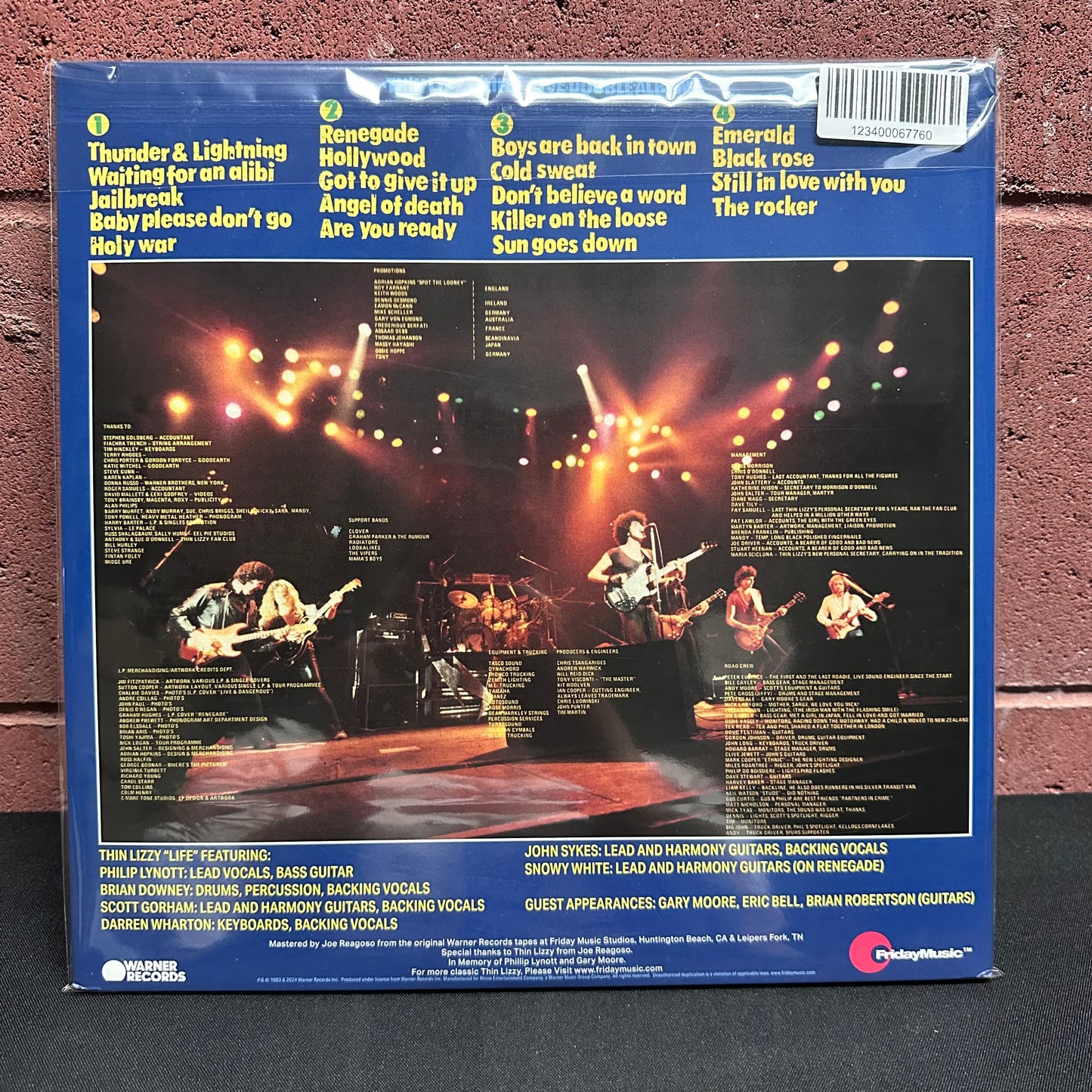 Used Vinyl: Thin Lizzy "Life Live" 2xLP (2025 Press - Blue Vinyl)