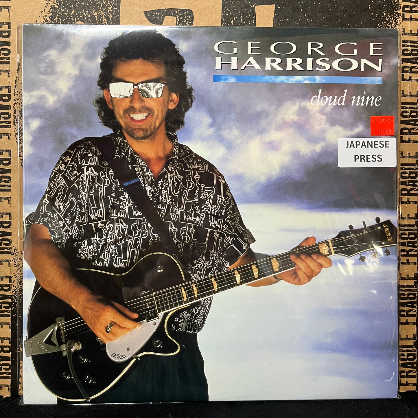 Used Vinyl: George Harrison "Cloud Nine" LP (1987 Japanese Press)