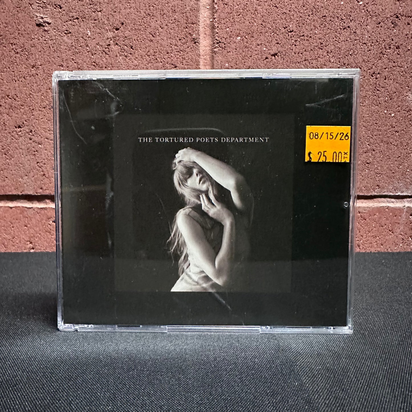 Used CD: Taylor Swift "The Tortured Poets Department (The Black Dog Collector's Edition)" CD (2024 Press)