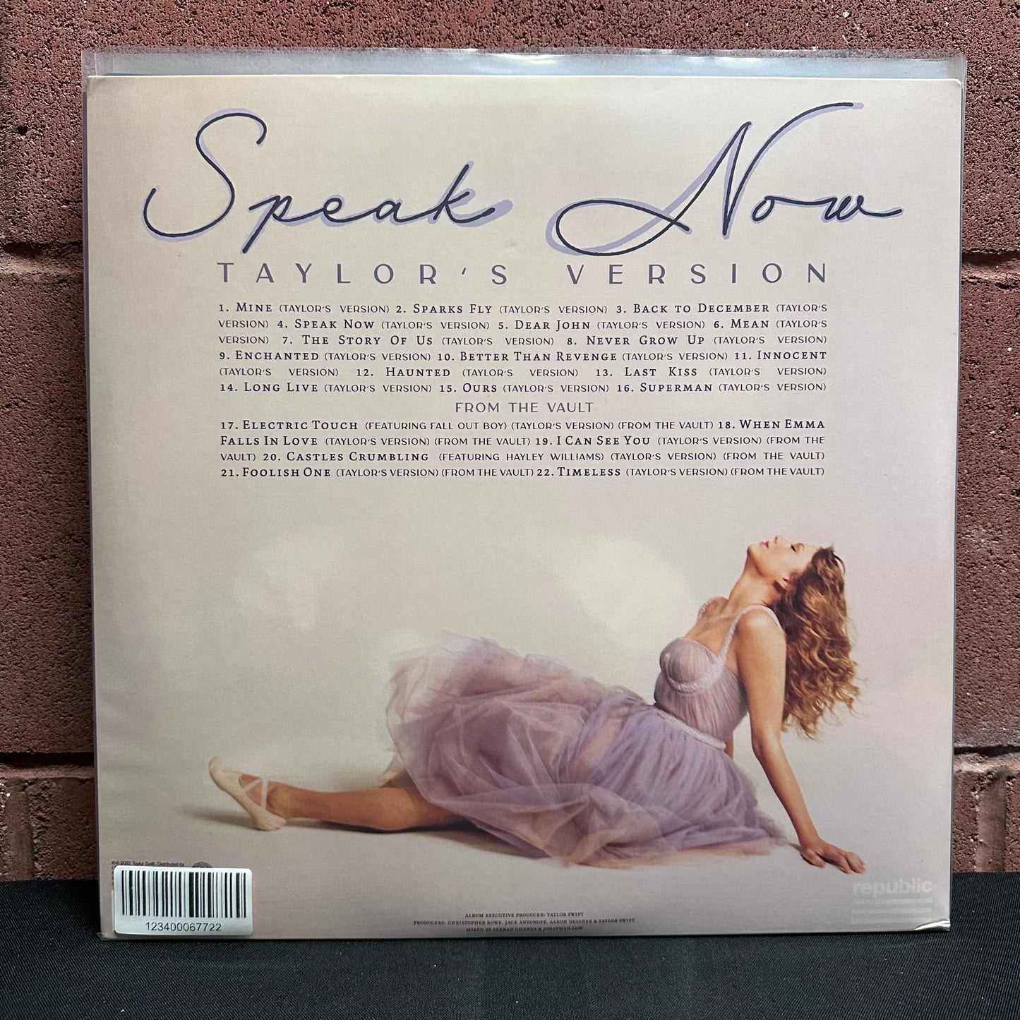 Used Vinyl: Taylor Swift "Speak Now (Taylor's Version)" LP (2023 Press - Violet Marble Vinyl)
