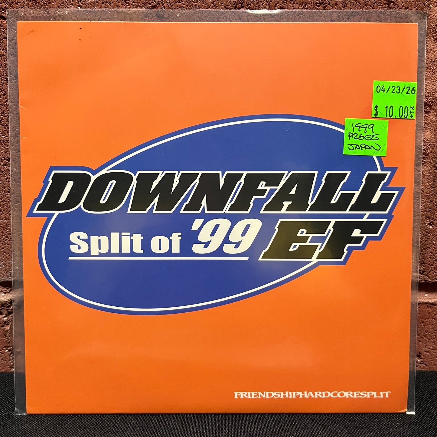 Used Vinyl: Downfall / EF "Split Of '99" 7" (1999 Japanese Press)
