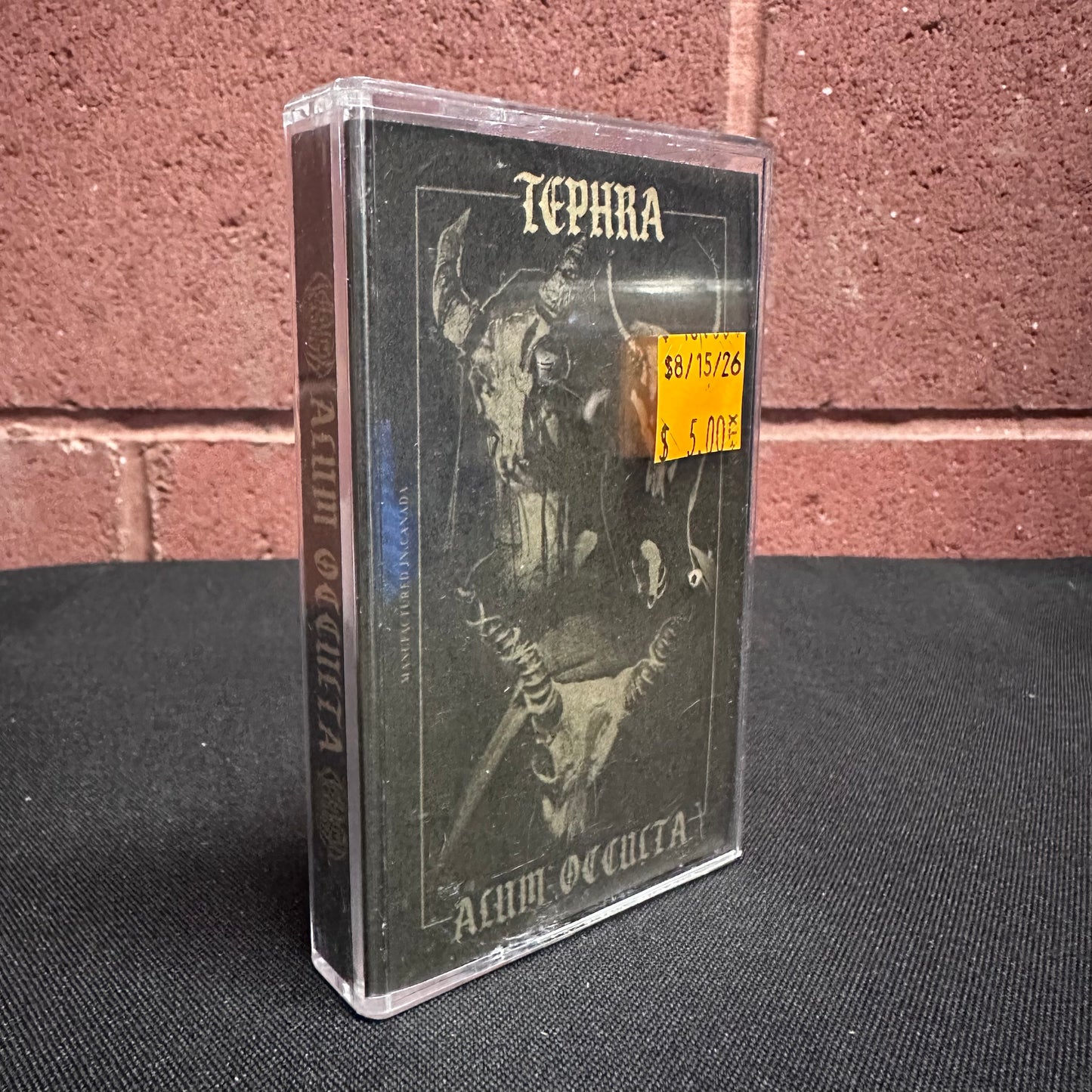 Used Cassette: Alum Occulta – Tephra" Tape