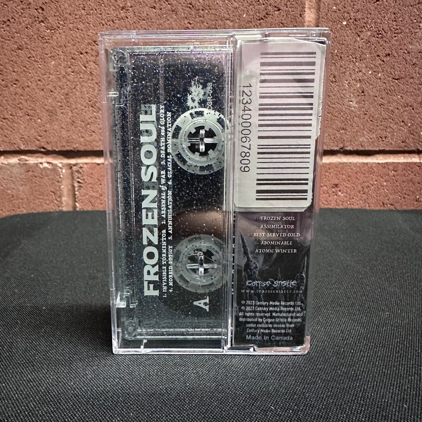 Used Cassette: Frozen Soul "Glacial Domination" Tape