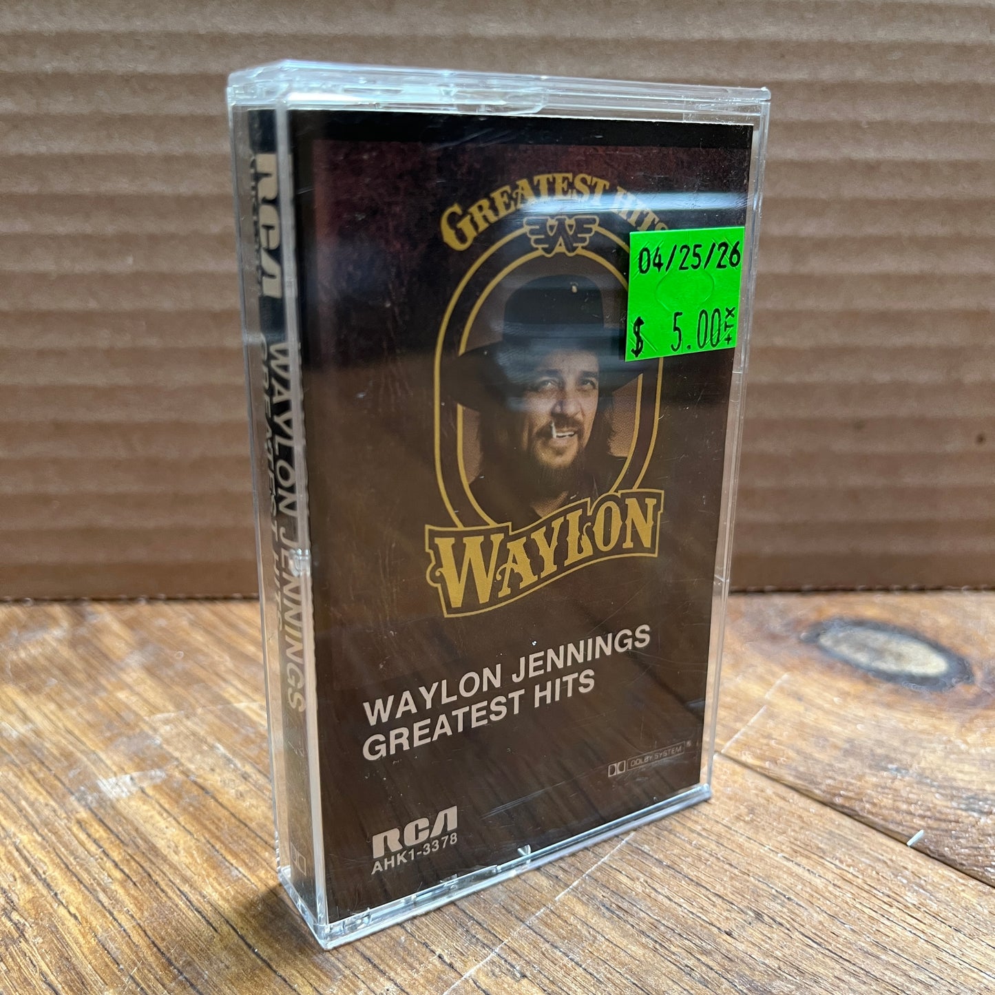 Used Cassette: Waylon Jennings "Greatest Hits" Tape (1979 Press)