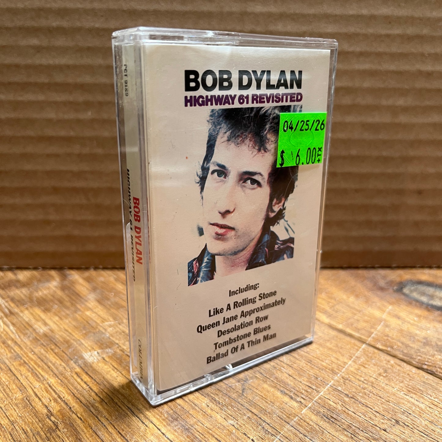 Used Cassette: Bob Dylan "Highway 61 Revisited" Tape