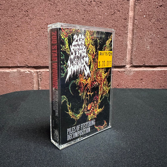 Used Cassette: 200 Stab Wounds "Piles of Festering Decomposition" Tape