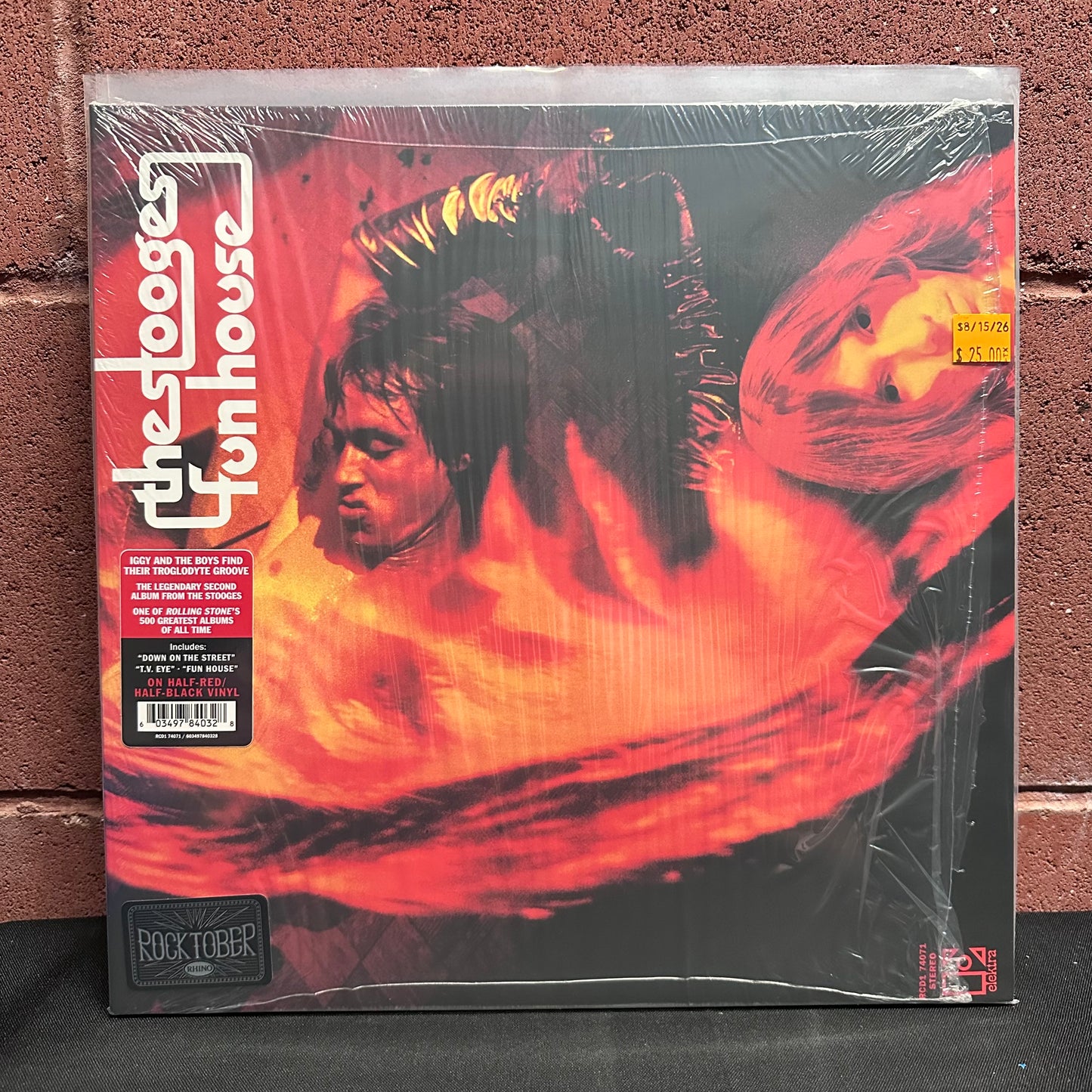 Used Vinyl: The Stooges "Fun House" LP (2022 Press - Red & Black Split Vinyl)
