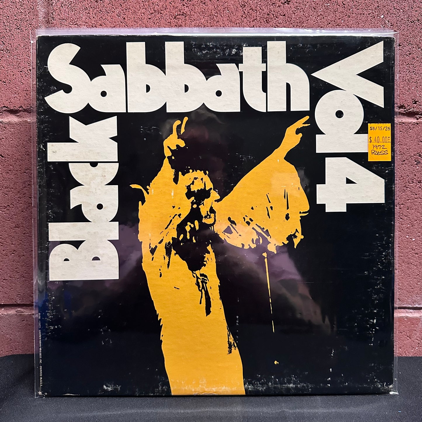 Used Vinyl: Black Sabbath "Vol. 4" LP (1972 Press)