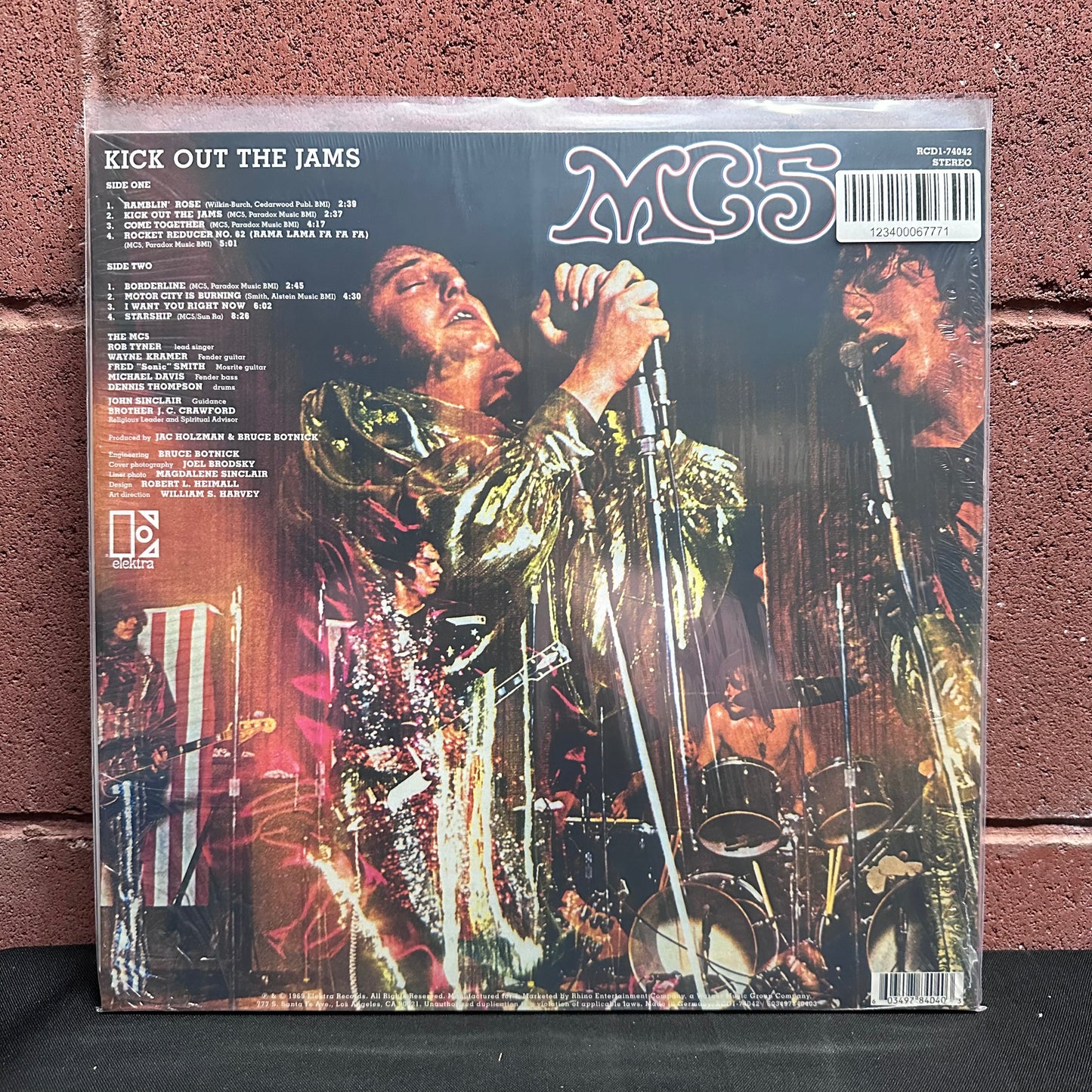 Used Vinyl: MC5 "Kick Out The Jams" LP (2023 Press - Clear w/Red Splatter Vinyl)