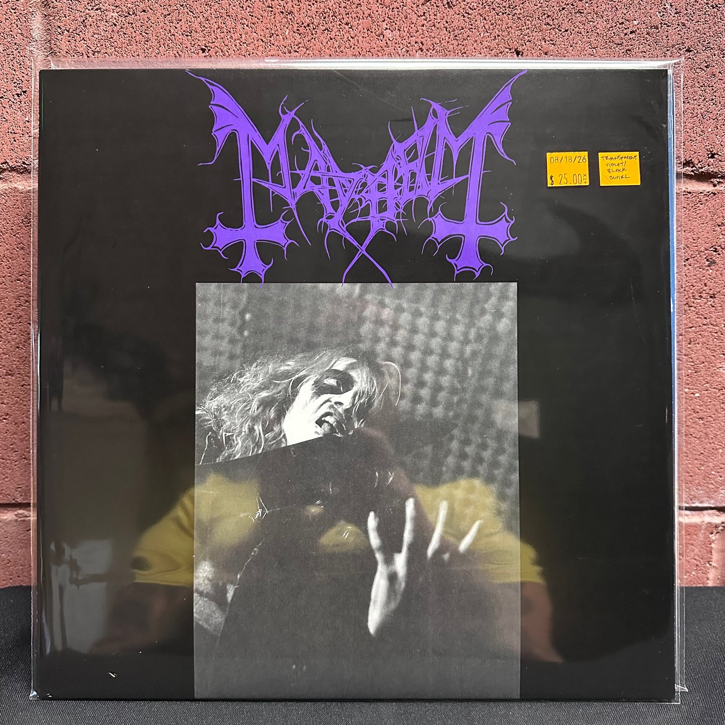 Used Vinyl: Mayhem "Live in Leipzig" LP (Transparent and Black Swirl vinyl)