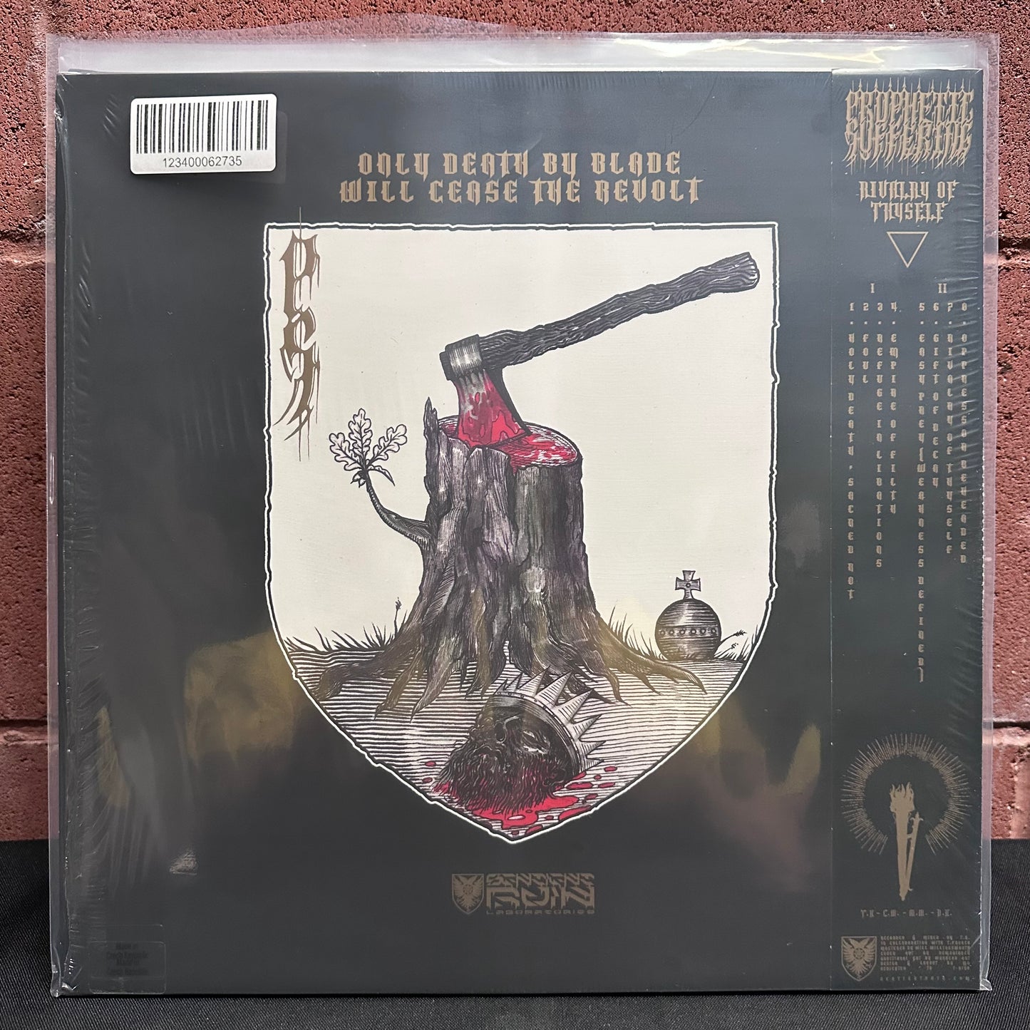Used Vinyl: Prophetic Suffering "Rivalry of Thyself" LP (Gold vinyl)