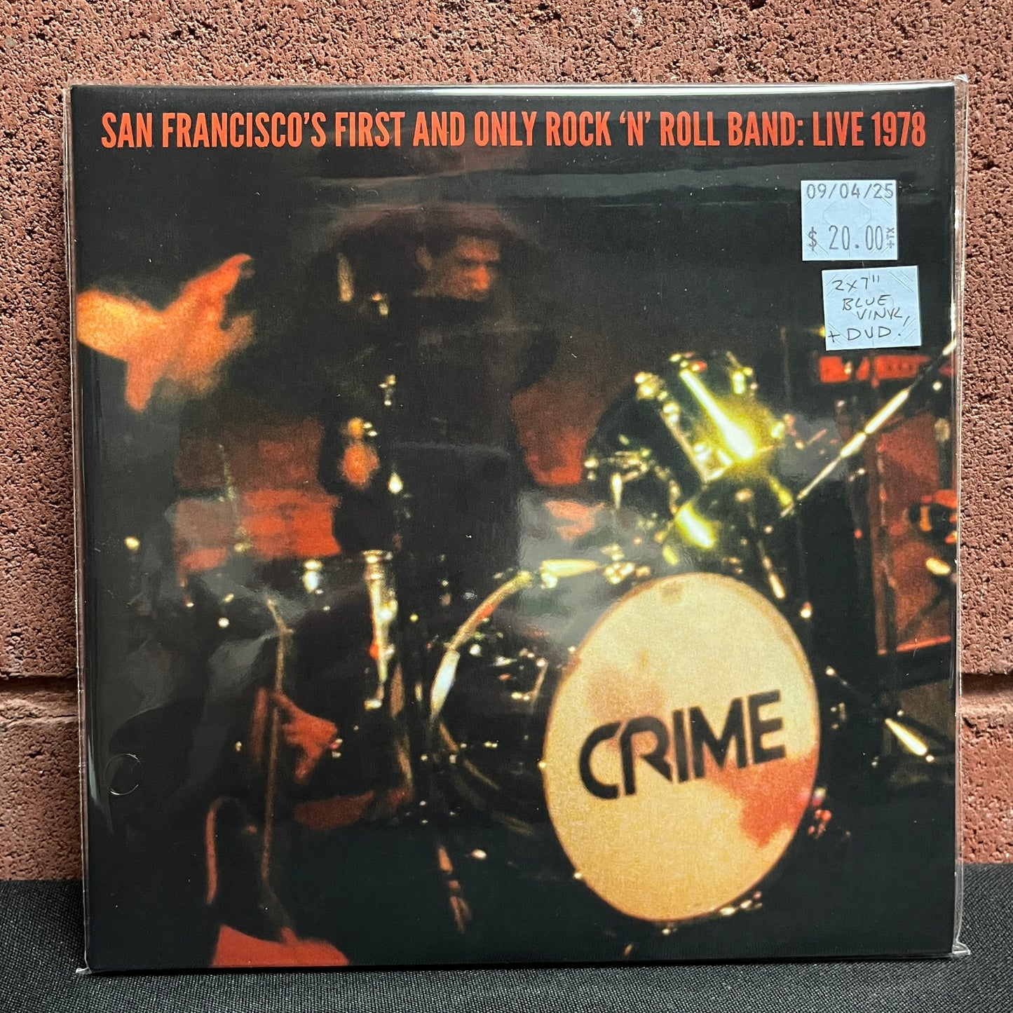 Used Vinyl: Crime "San Francisco's First And Only Rock 'N' Roll Band: Live 1978" 2x7" (Blue vinyl) + DVD)