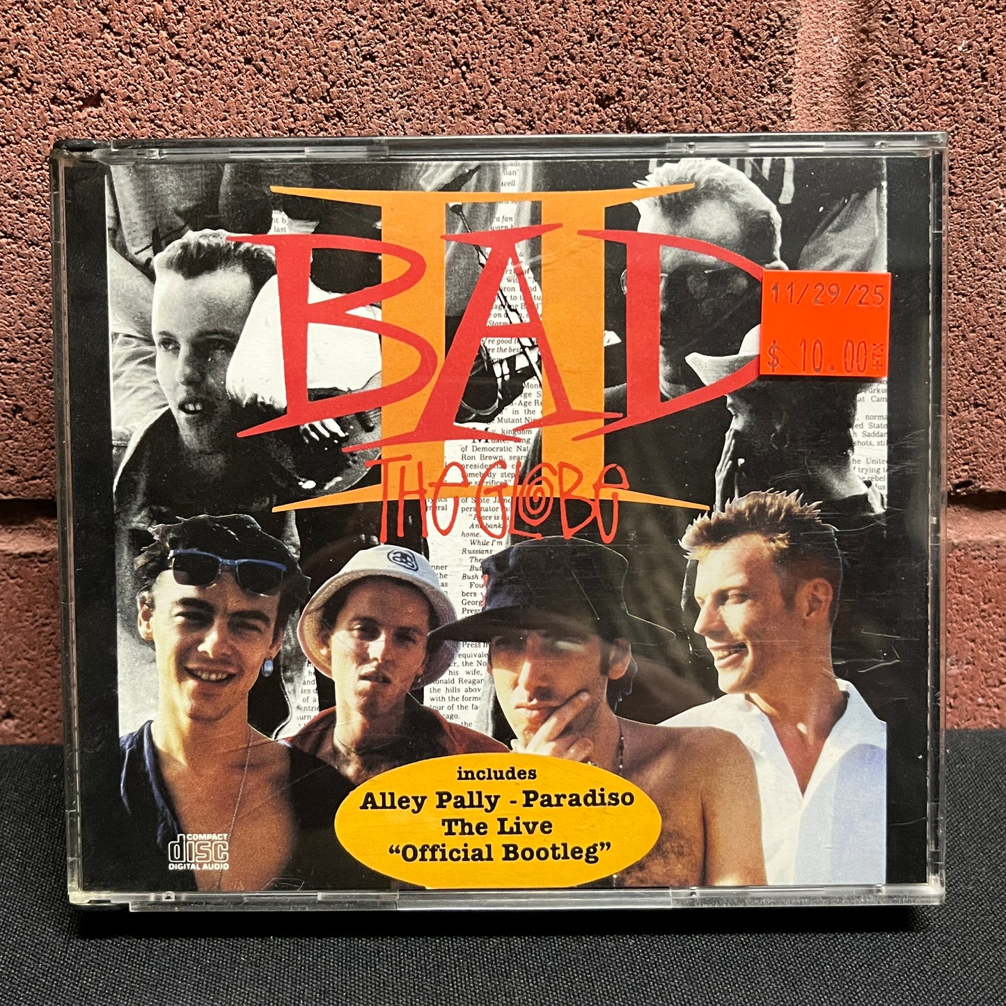 Used CD: Big Audio Dynamite II "The Globe / Alley Pally - Paradiso (The Live "Official Bootleg")" 2xCD