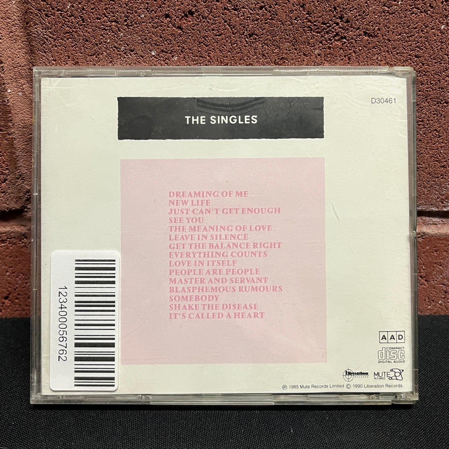 Used CD: Depeche Mode "The Singles '81-'85" CD (Australian Press)