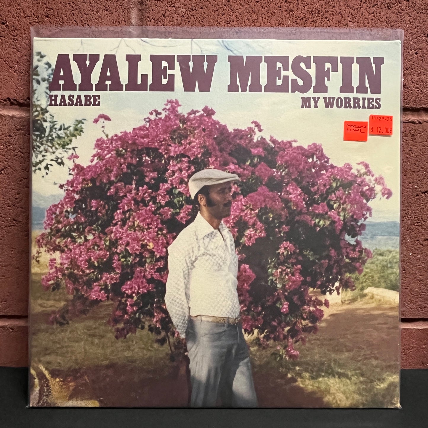 Used Vinyl: Ayalew Mesfin "Hasabe - My Worries" LP (Maroon Vinyl)