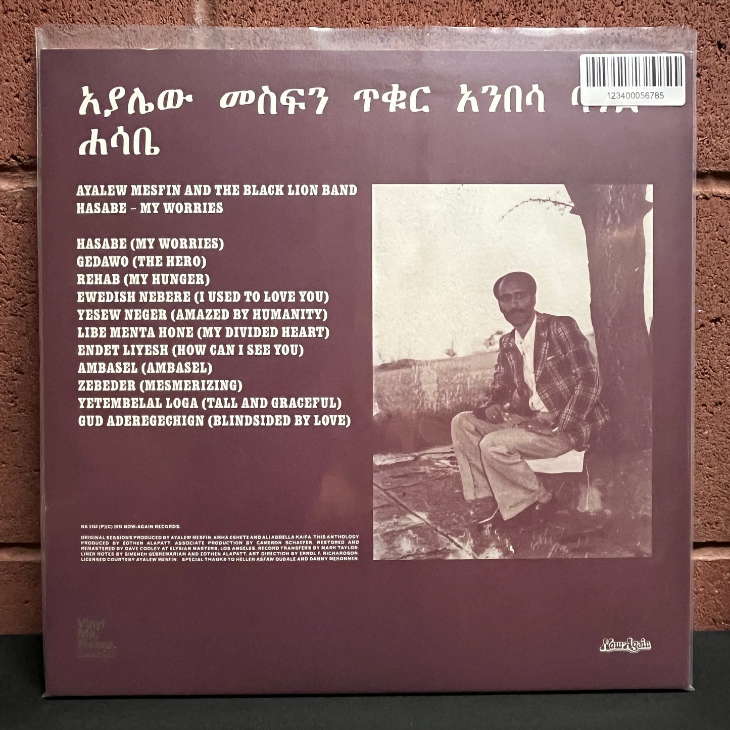 Used Vinyl: Ayalew Mesfin "Hasabe - My Worries" LP (Maroon Vinyl)