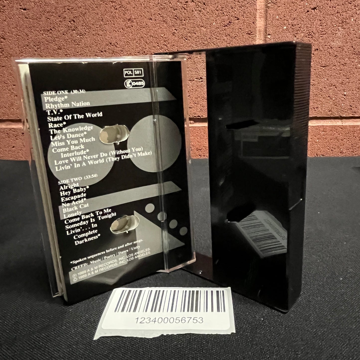 Used Cassette: Janet Jackson "Rhythm Nation 1814" Tape (Euro Press)