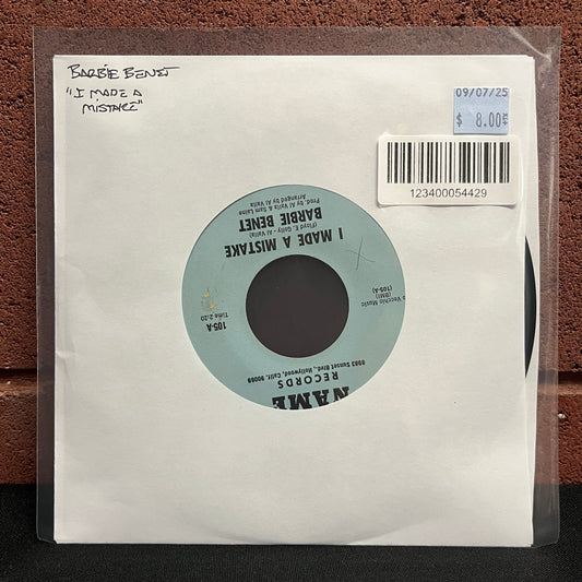 Used Vinyl: Barbie Benet "I Made A Mistake" 7"