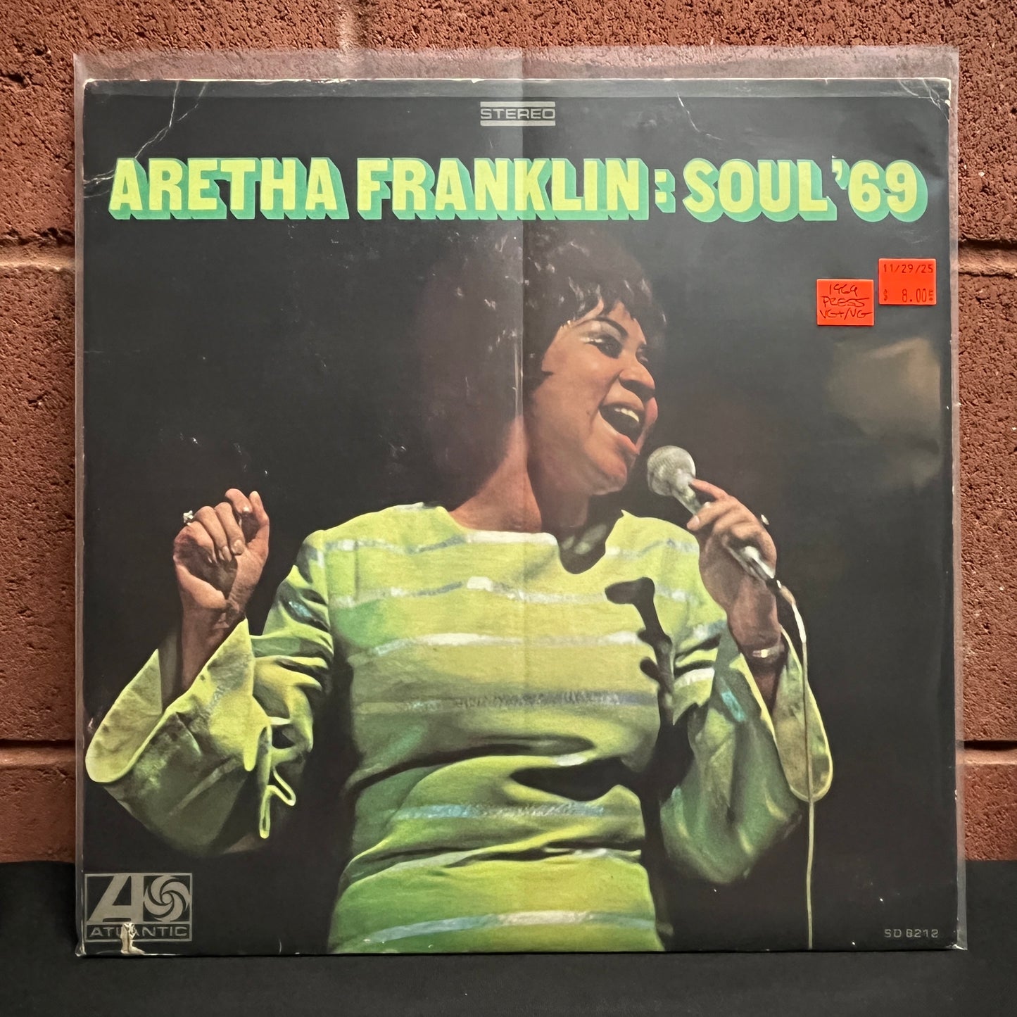 Used Vinyl: Aretha Franklin "Soul '69" LP (1969 Press)