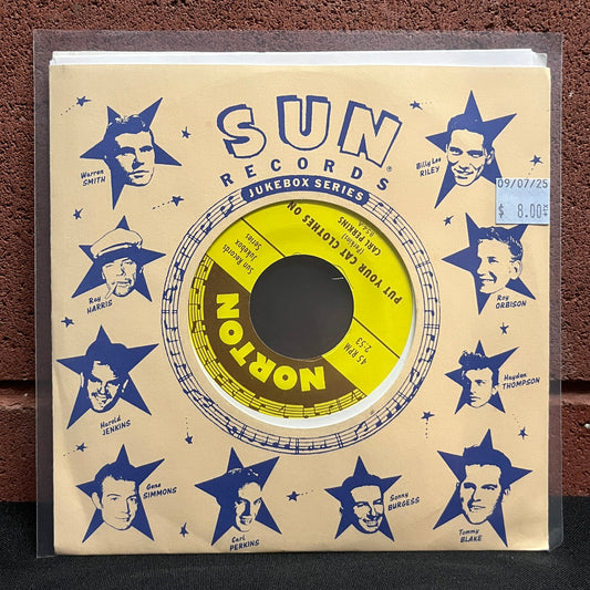 Used Vinyl: Carl Perkins / Warren Smith "Put Your Cat Clothes On / Stop The World" 7"