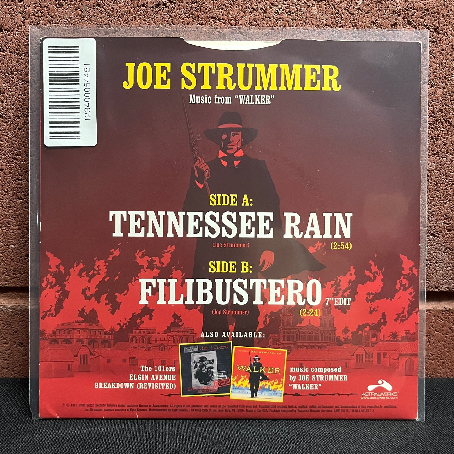 Used Vinyl: Joe Strummer "Tennessee Rain" 7"
