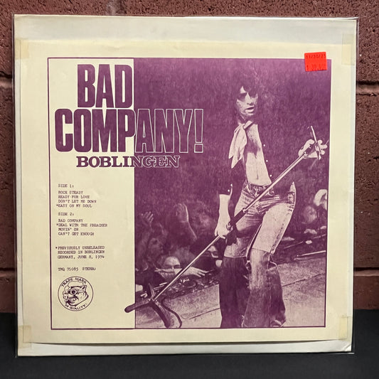 Used Vinyl: Bad Company "Boblingen (Germany, June 8, 1974)" LP (1975 TMOQ Press)