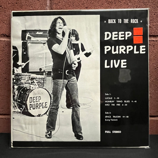 Used Vinyl: Deep Purple "Live ("Back To The Rock")" LP (1972 Dutch Press)