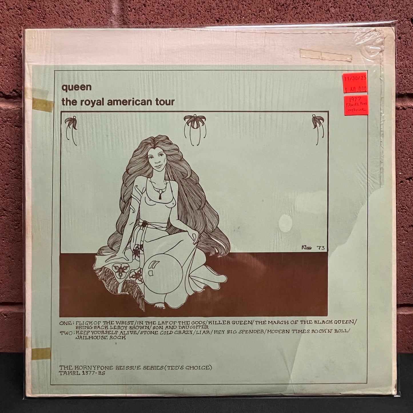 Used Vinyl: Queen "The Royal American Tour" LP (1977 TAKRL Blue Cover Press in Shrink)