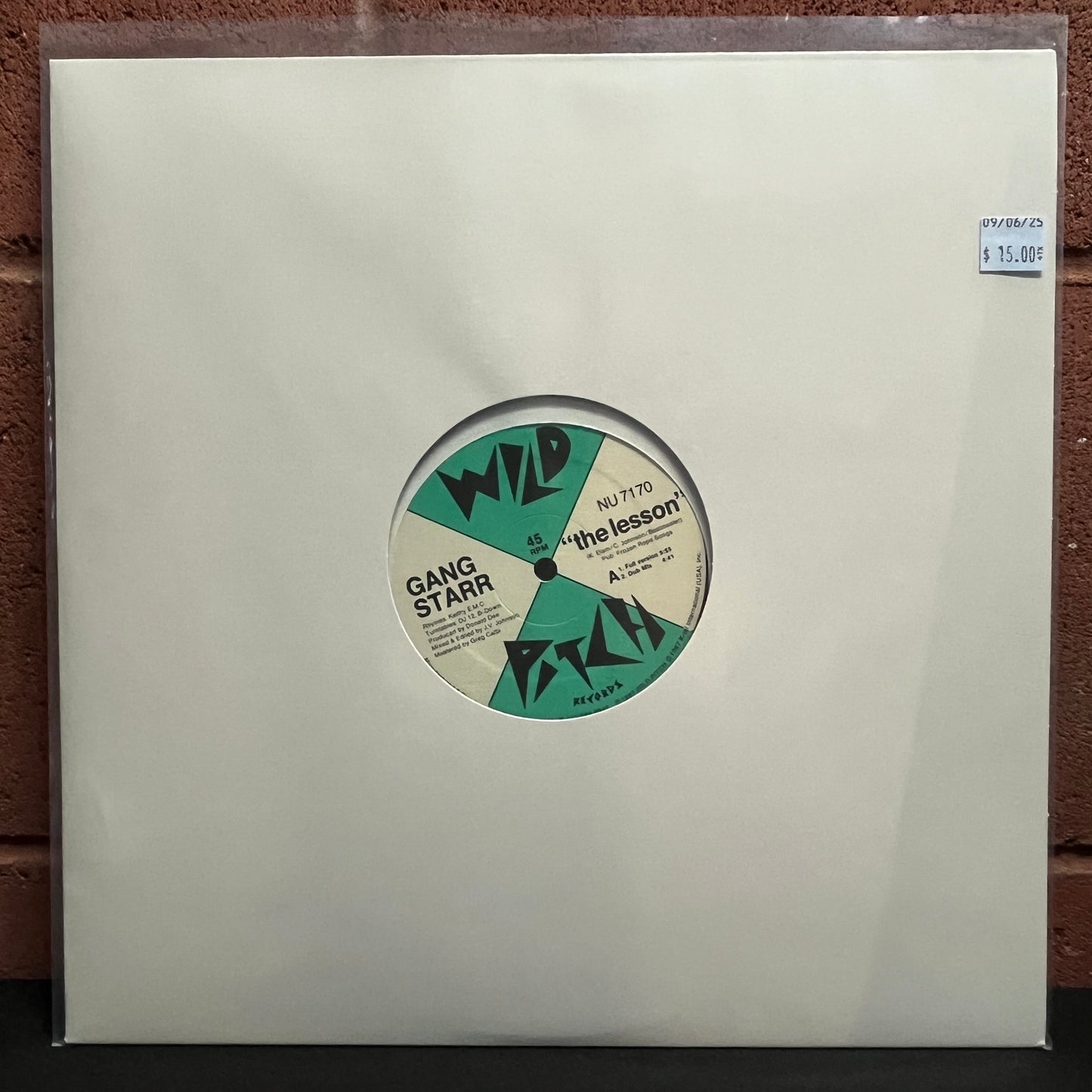 Used Vinyl: Gang Starr "The Lesson" 12"