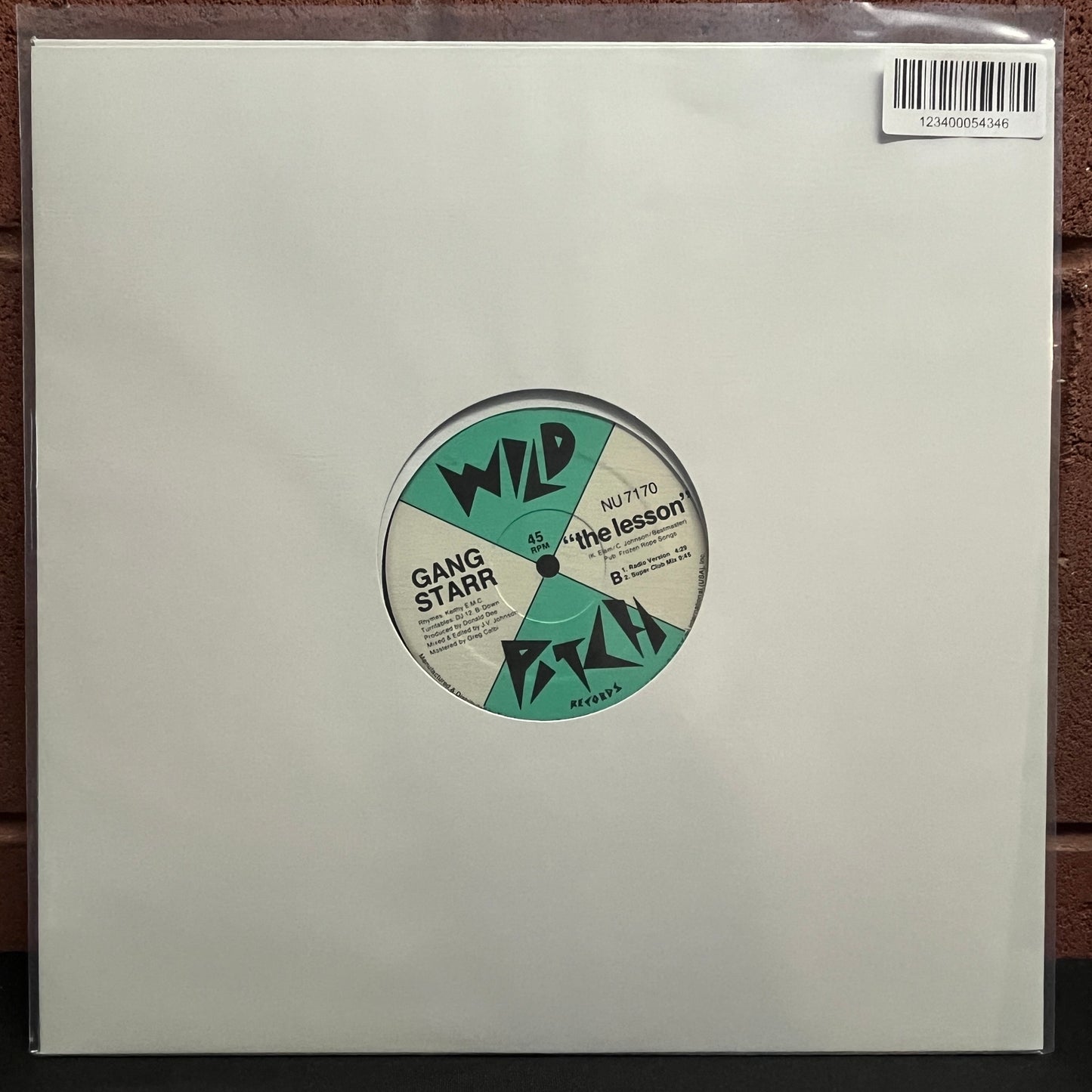 Used Vinyl: Gang Starr "The Lesson" 12"