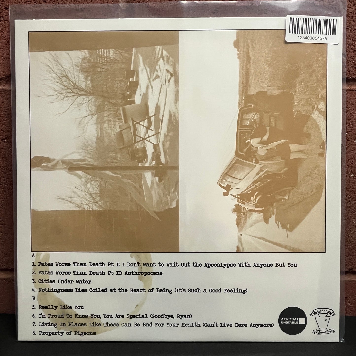 Used Vinyl: Short Fictions "Fates Worse Than Death" LP (Gold w/Black Splatter Vinyl)