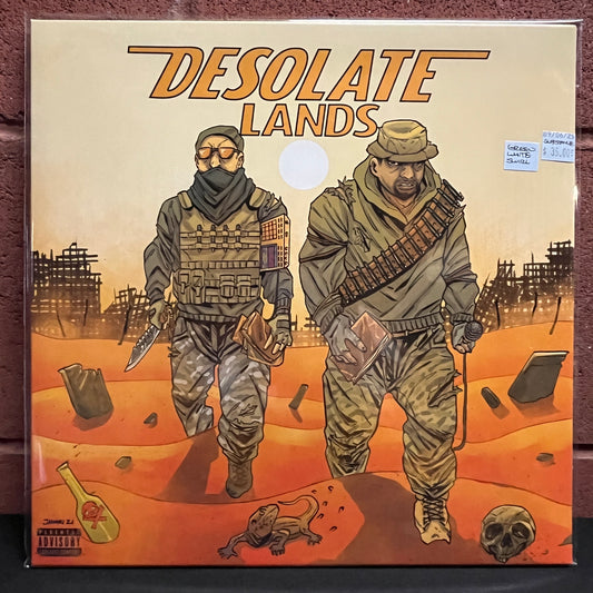 Used Vinyl: Substance810 & Chuck Chan "Desolate Lands" LP (Numbered Green & White Swirl Vinyl)