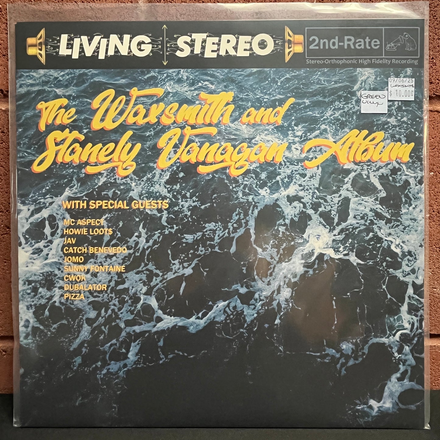 Used Vinyl: Waxsmith And Stanely Vanagan "The Waxsmith And Stanely Vanagan Album" LP (Green Vinyl)