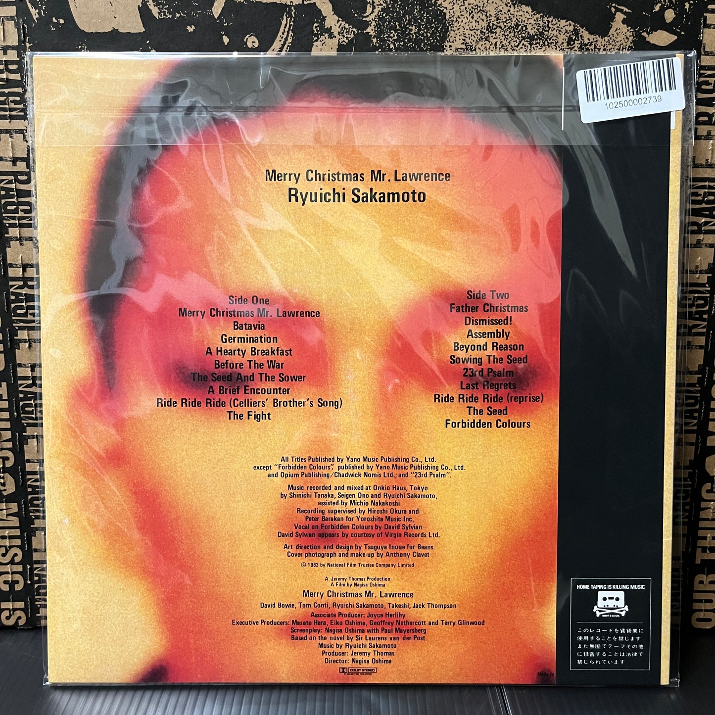 Used Vinyl: Ryuichi Sakamoto "Merry Christmas Mr. Lawrence" LP (1983 Japanese Press)