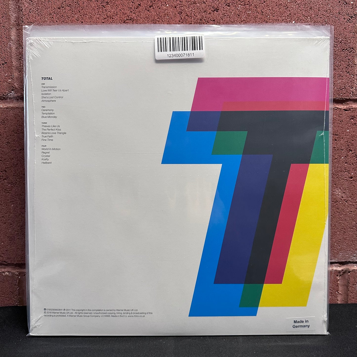 Used Vinyl: New Order / Joy Division ‎"Total: From Joy Division To New Order" 2xLP (2018 Euro Press)
