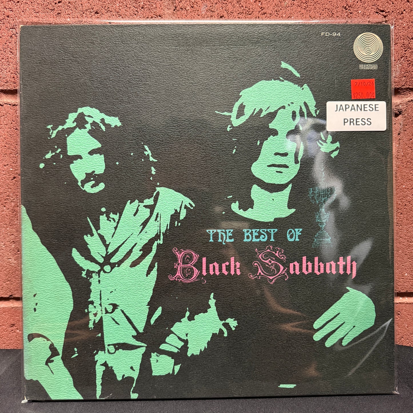 Used Vinyl: Black Sabbath "The Best Of Black Sabbath" LP (1971 Japan Only Release)