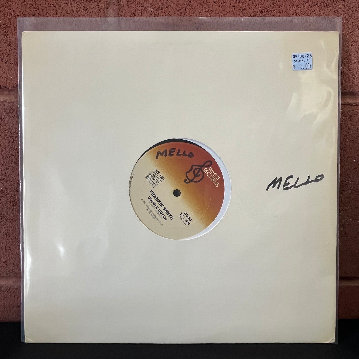 Used Vinyl: Frankie Smith "Double Dutch Bus" 12"