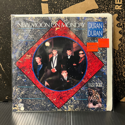 Used Vinyl: Duran Duran "New Moon On Monday / Tiger Tiger" 7" (White Label Promo Japanese Press)