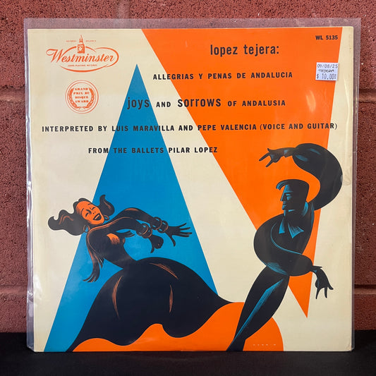 Used Vinyl: Lopez Tejera "Allegrias Y Penas De Analucia (Joys And Sorrows Of Andalusia)" LP