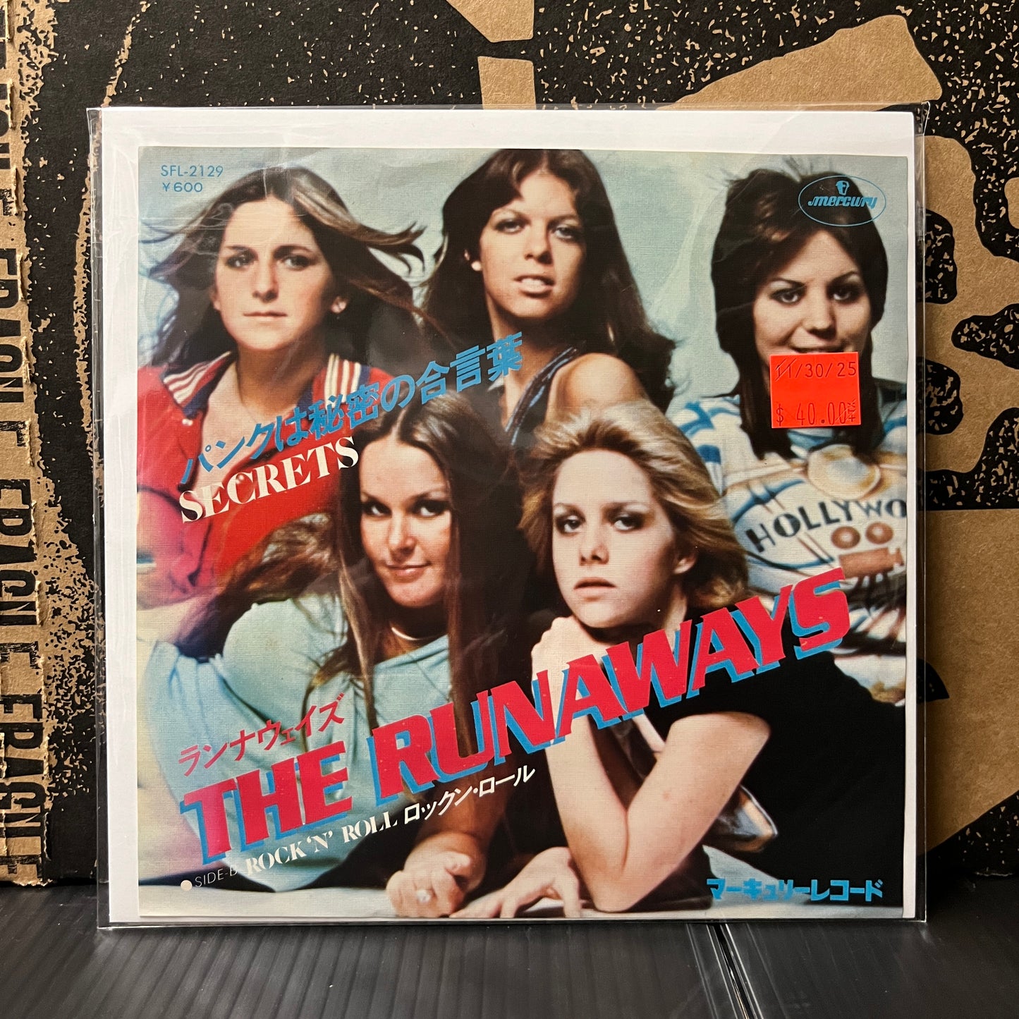 Used Vinyl: The Runaways "Secrets / Rock 'N' Roll" 7" (Japanese Press)