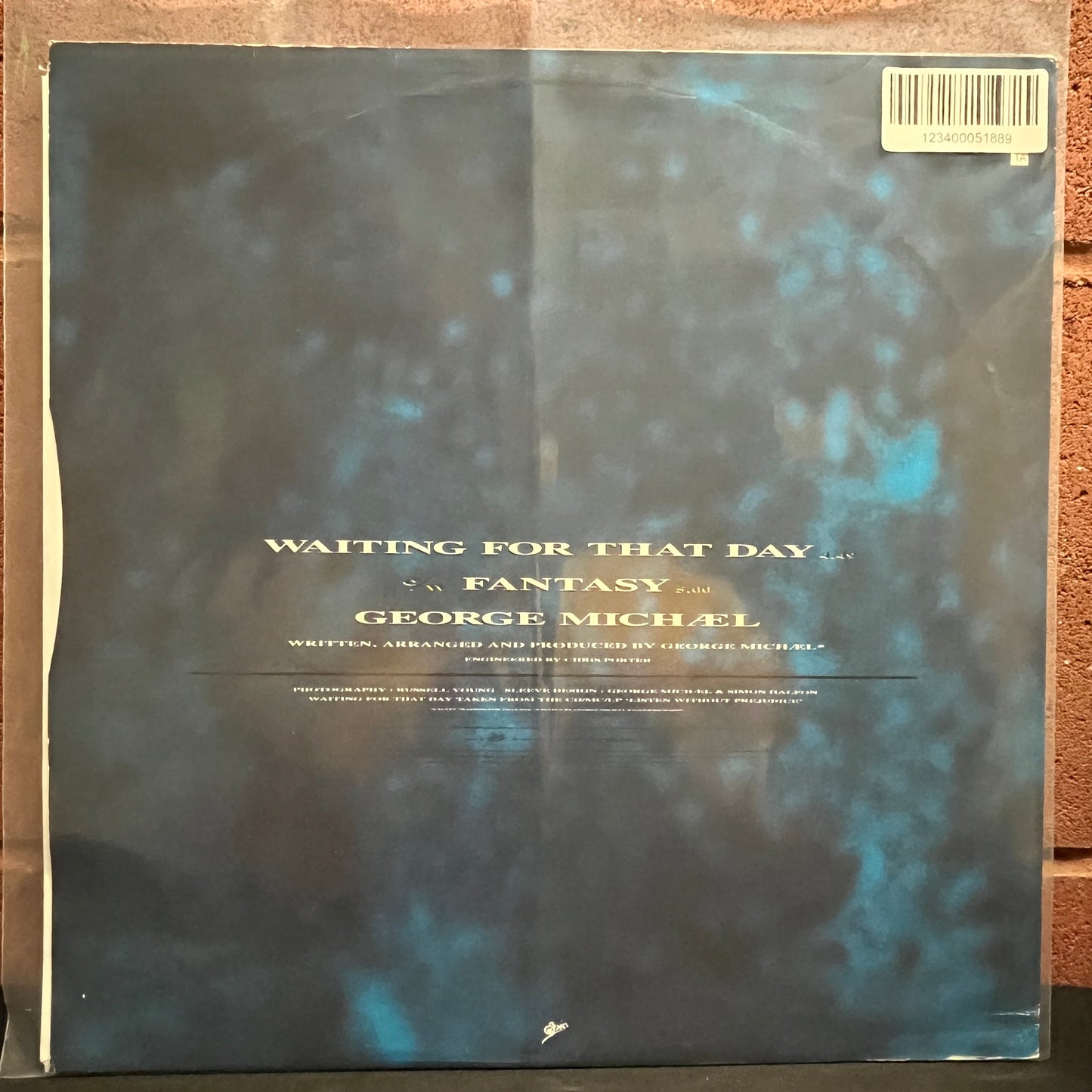 Used Vinyl: George Michael "Waiting For That Day" 12" (1990 UK Press)