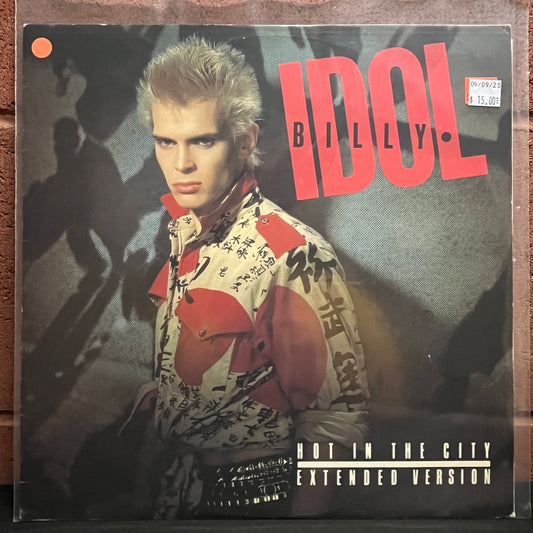 Used Vinyl: Billy Idol "Hot In The City (Extended Version)" 12" (1982 UK Press)
