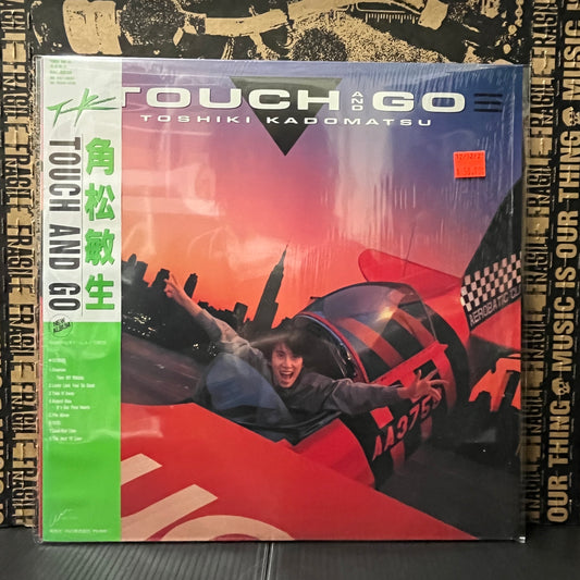 Used Vinyl: Toshiki Kadomatsu "Touch And Go" LP (1986 Japanese Press, Original Shrink  w/ Poster)