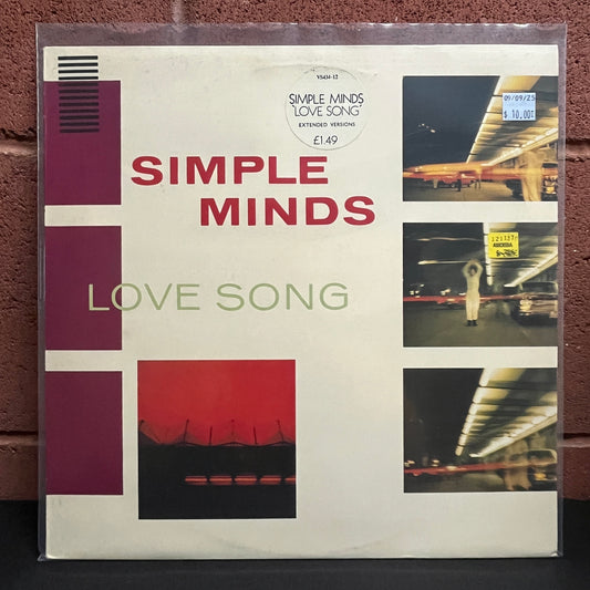 Used Vinyl: Simple Minds "Love Song" 12" (1981 UK Press)