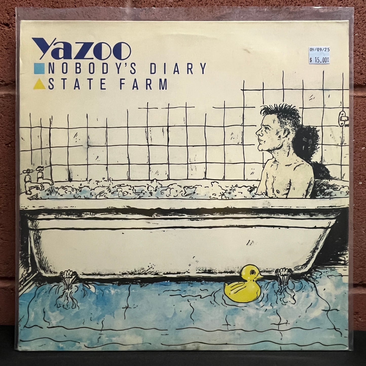 Used Vinyl: Yazoo "Nobody's Diary / State Farm" 12" (1983 UK Press)
