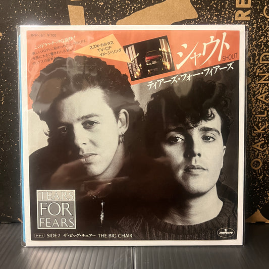 Used Vinyl: Tears For Fears "Shout / The Big Chair " 7" (Japanese Press)