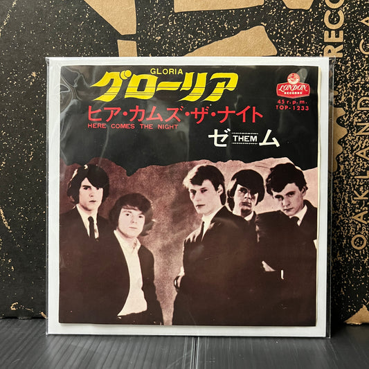 Used Vinyl: Them "Gloria / Here Comes The Night" 7" (1968 Japanese Press)