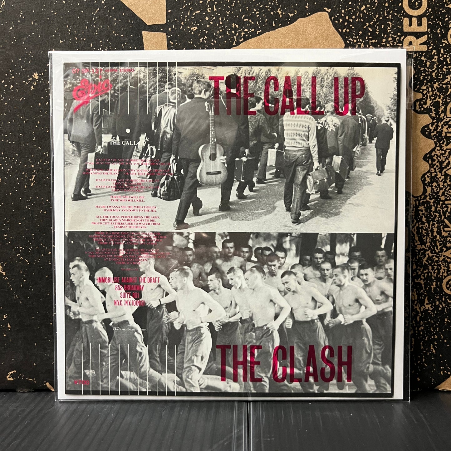 Used Vinyl: The Clash "The Call Up / Stop The World" 7" (Japanese Press)