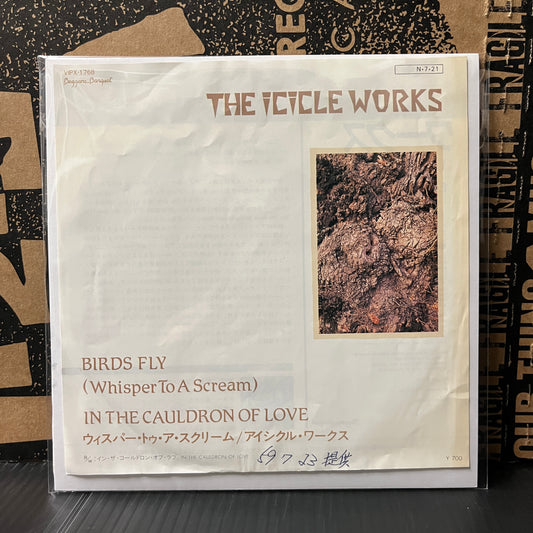 Used Vinyl: The Icicle Works "Birds Fly (Whisper To A Scream) / In The Cauldron Of Love" 7" (Japanese Press)