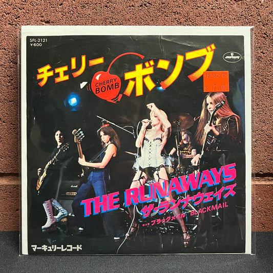 Used Vinyl: The Runaways "Cherry Bomb/Blackmail" 7" (Japanese Press)
